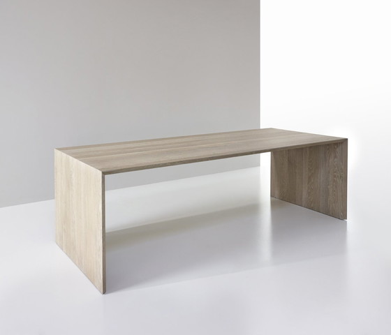 Image 1 of Modern Solid Oak Table