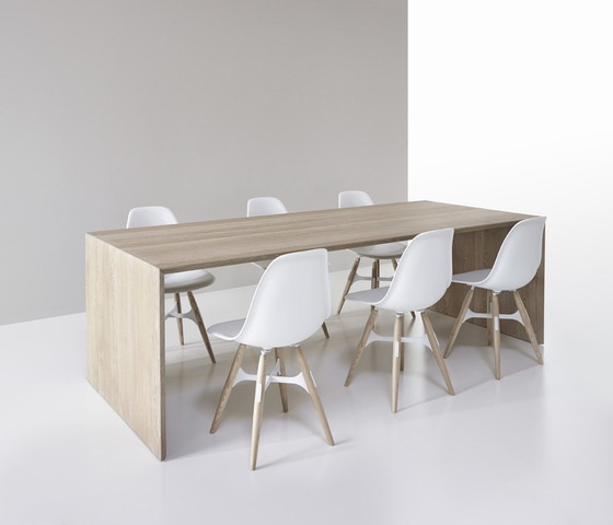 Image 1 of Modern Solid Oak Table
