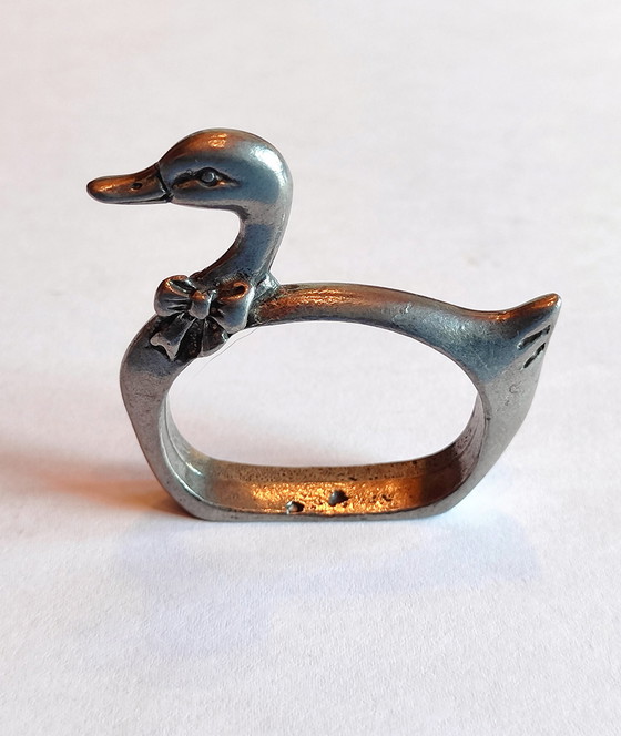 Image 1 of 18x Anelli per tovaglioli vintage Gelria