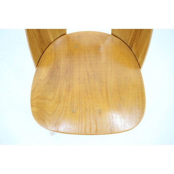 Image 1 of Vintage walnut chair by Antoni Suman, Czechoslovakia 1960