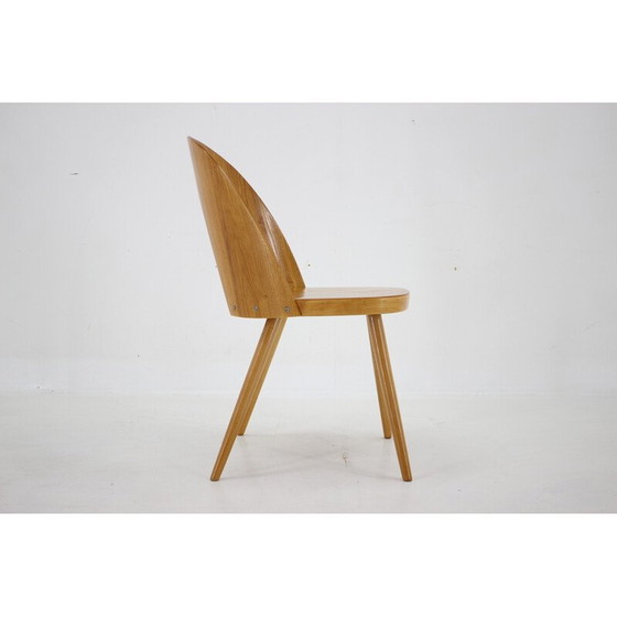 Image 1 of Vintage walnut chair by Antoni Suman, Czechoslovakia 1960