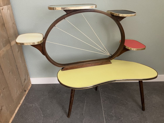 Image 1 of Vintage Mcm Years 50s Plant Table, Etagere Table Mid - Century Modern