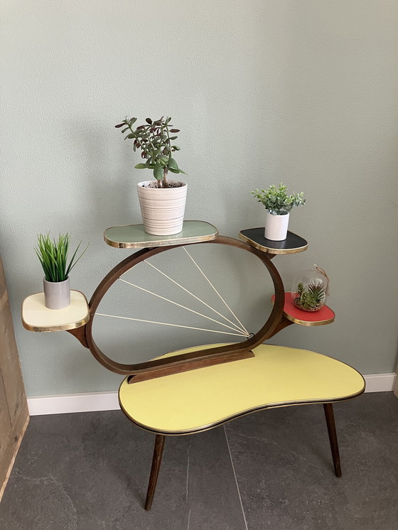 Image 1 of Vintage Mcm Years 50s Plant Table, Etagere Table Mid - Century Modern