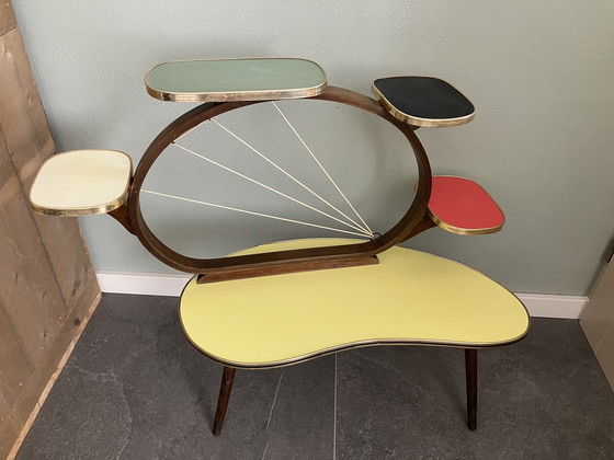 Image 1 of Vintage Mcm Years 50s Plant Table, Etagere Table Mid - Century Modern