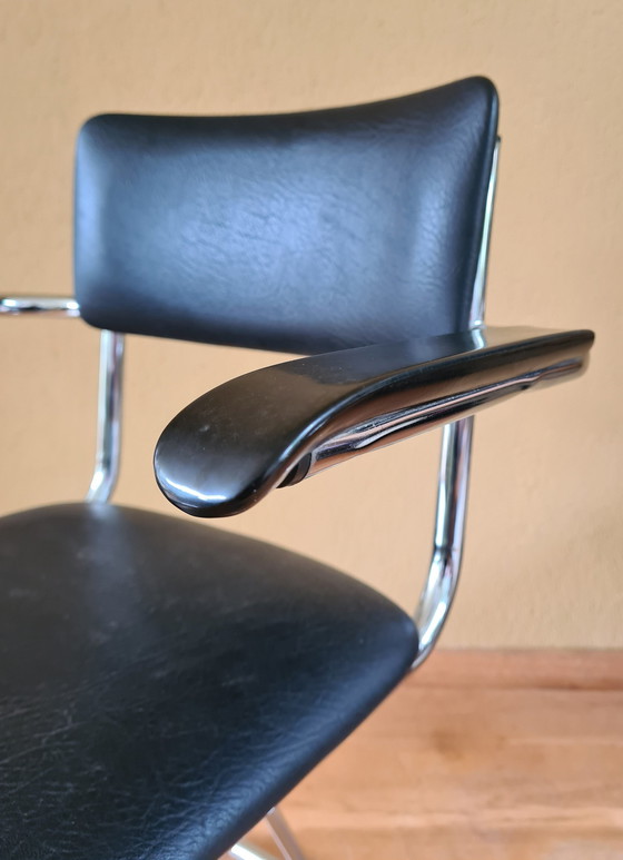 Image 1 of Gispen Dutch Design Tube Frame Chair Model 107