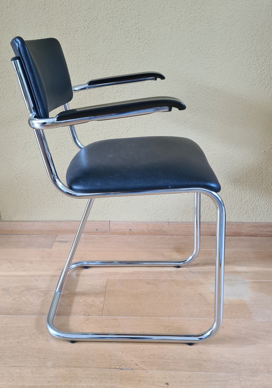 Image 1 of Gispen Dutch Design Tube Frame Chair Model 107