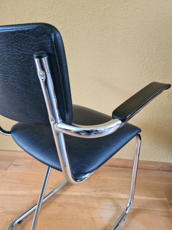 Image 1 of Gispen Dutch Design Tube Frame Chair Model 107