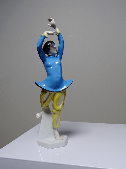 Antique Art Deco Porcelain Subject 1920-1930 Heubach Dancer