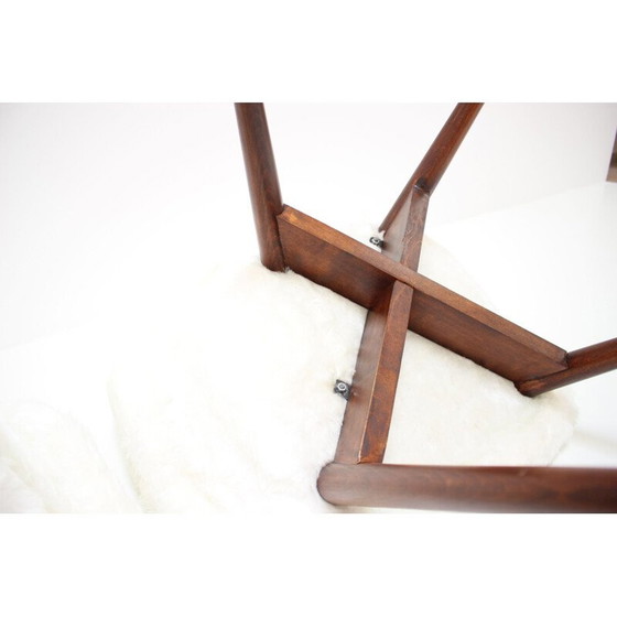 Image 1 of Pair of vintage wooden lounge chairs by Miroslav Navratil, Czechoslovakia 1960