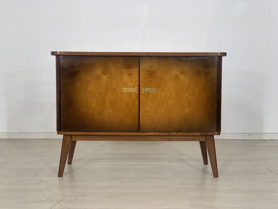 Image 1 of Mid Century buffet commode sideboard armoire salle à manger armoire salon vintage