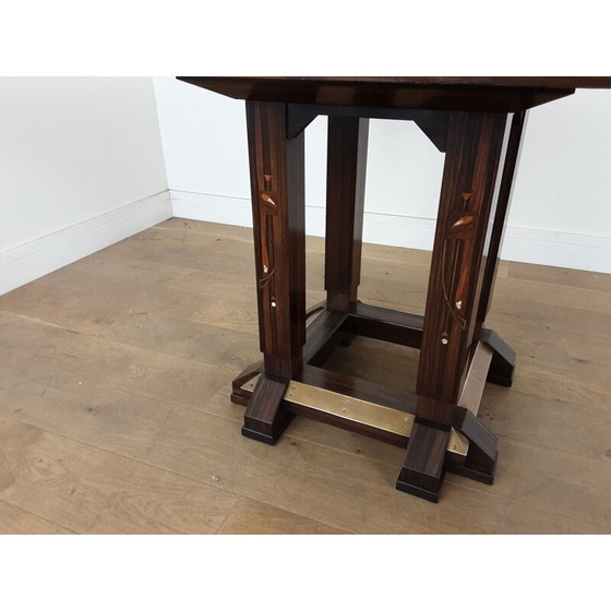 Image 1 of Mid century secessionists design games table by Ludwig Schmitt