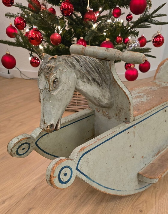 Image 1 of Caballo balancín de principios del siglo XX