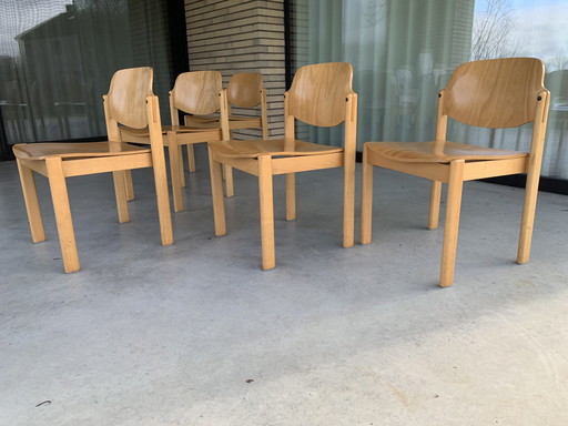 5x chaises design Kusch + Co
