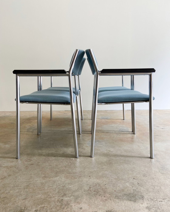 Image 1 of 4X Gijs Van Der Sluis Dining Chairs