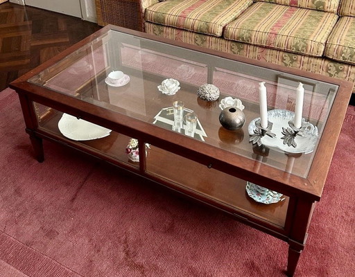 Coffee Table With Glass Top From Gescher & Kemper