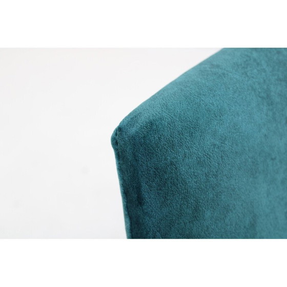Image 1 of Vintage 2-seater sofa in velvet fabric, Italy 1950