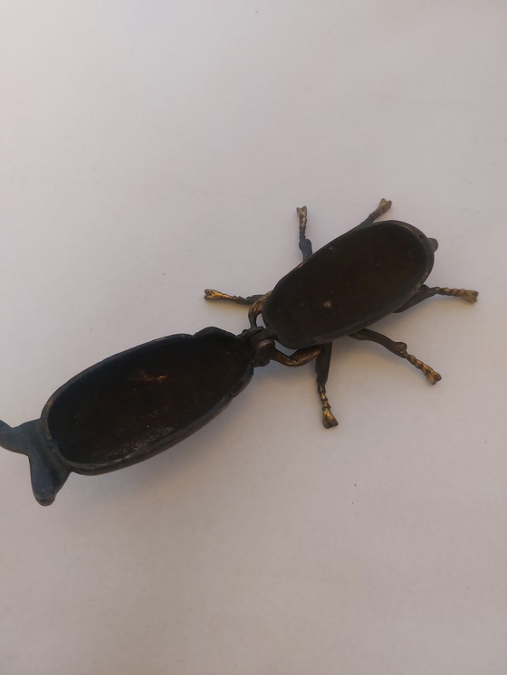 Image 1 of Joyero de escarabajo de latón