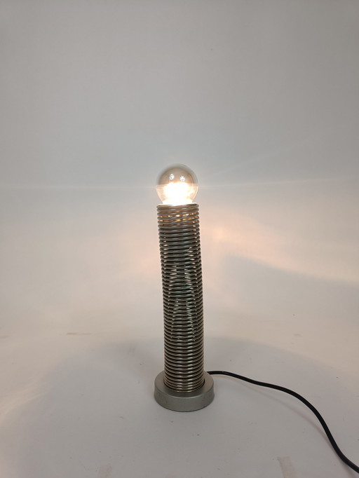 Lampe de table à ressort des années 1970