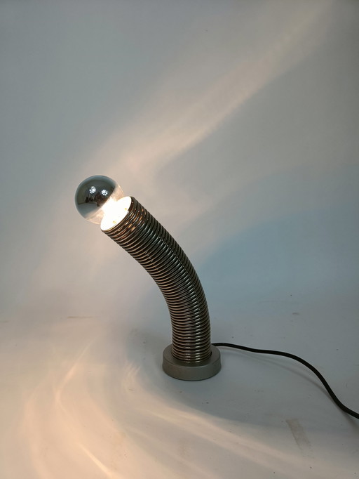 Lampe de table à ressort des années 1970