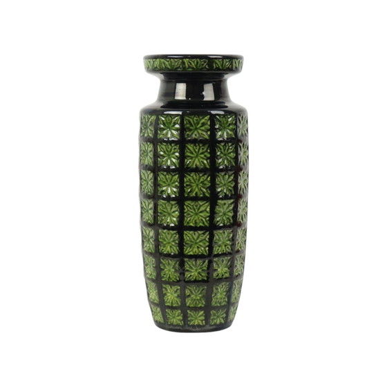 Image 1 of Rare Scheurich Prism Vase Green