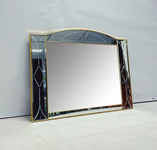 Large Mirror In Hollywood Regency Style