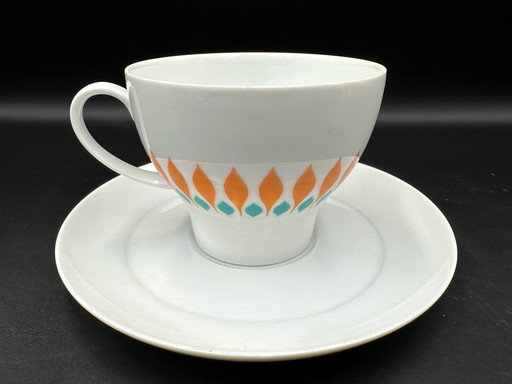 Thomas Rosenthal Cups With Saucers And Milk Jug