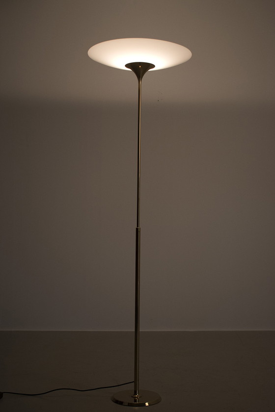 Image 1 of Florian Schulz brass floor lamp