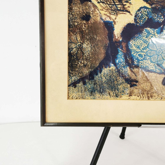 Image 1 of Litografia d'epoca "Composizione" di Grete Balle, Danimarca 1972