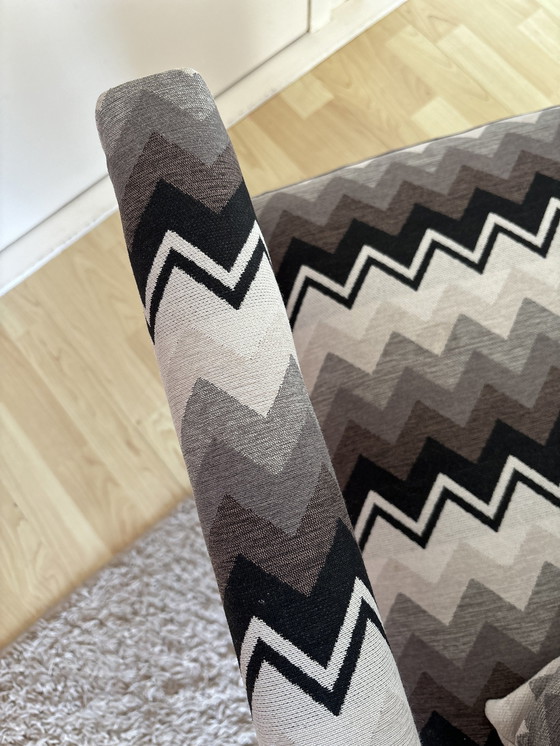 Image 1 of Eichholz Chair Gregory Chevron Brown