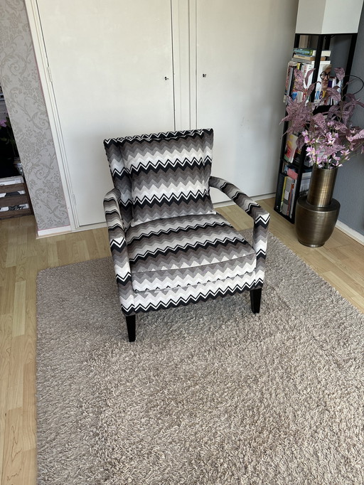 Eichholz Chair Gregory Chevron Brown