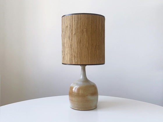 Image 1 of Vintage Grès du Marais table lamp.