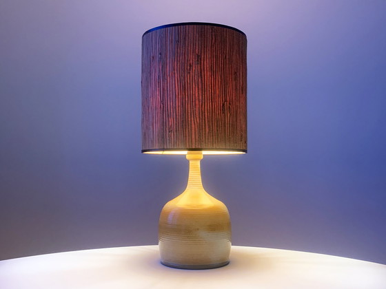 Image 1 of Vintage Grès du Marais table lamp.