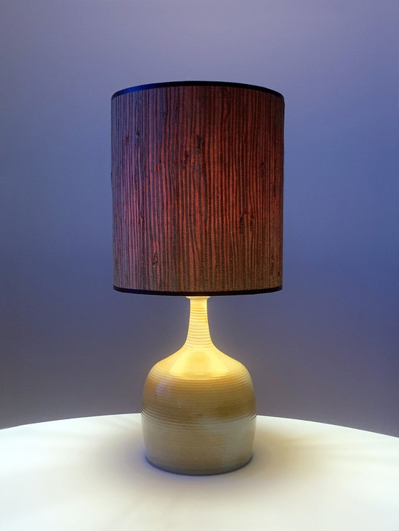 Image 1 of Vintage Grès du Marais table lamp.