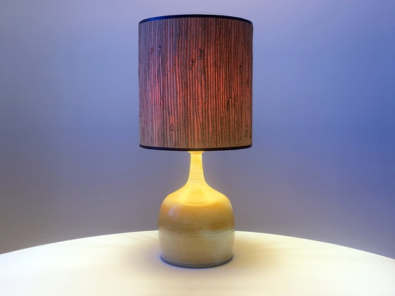 Image 1 of Vintage Grès du Marais table lamp.