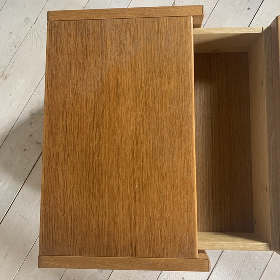 Image 1 of Vintage solid oakwood chest of drawers, 1980