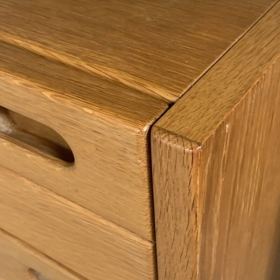 Image 1 of Vintage solid oakwood chest of drawers, 1980