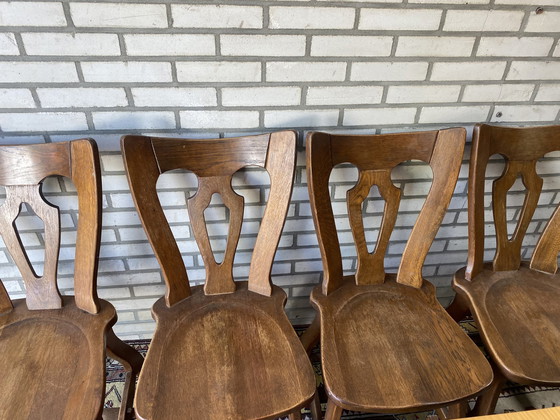 Image 1 of 4x Vintage Brutalist Chairs