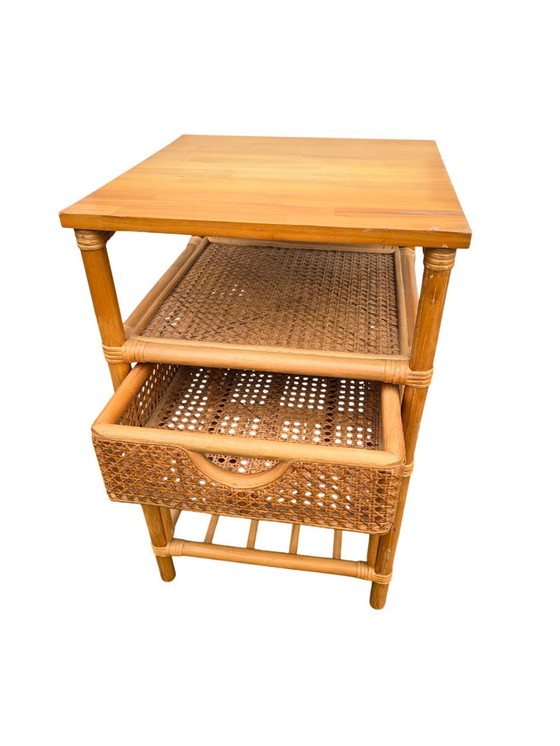 Image 1 of Bamboo Night Table