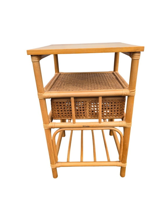 Image 1 of Bamboo Night Table