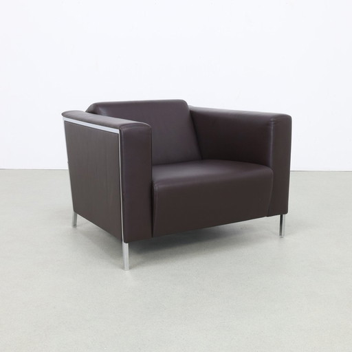 Design Armchair Leather Moroso