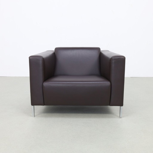 Design Armchair Leather Moroso