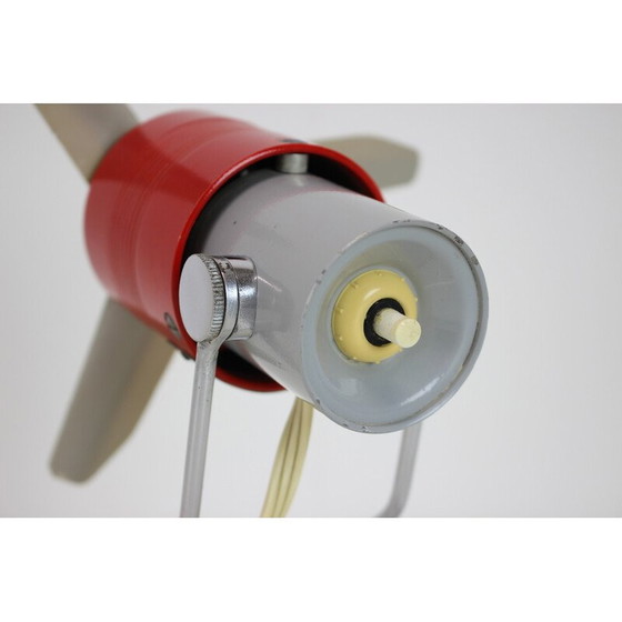 Image 1 of Vintage metal and plastic table fan, Czechoslovakia 1960