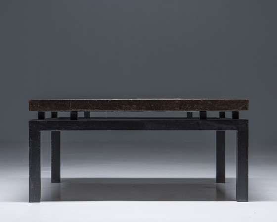 Image 1 of Coffee Table with Natural Stone Top, Netherlands, 1970s