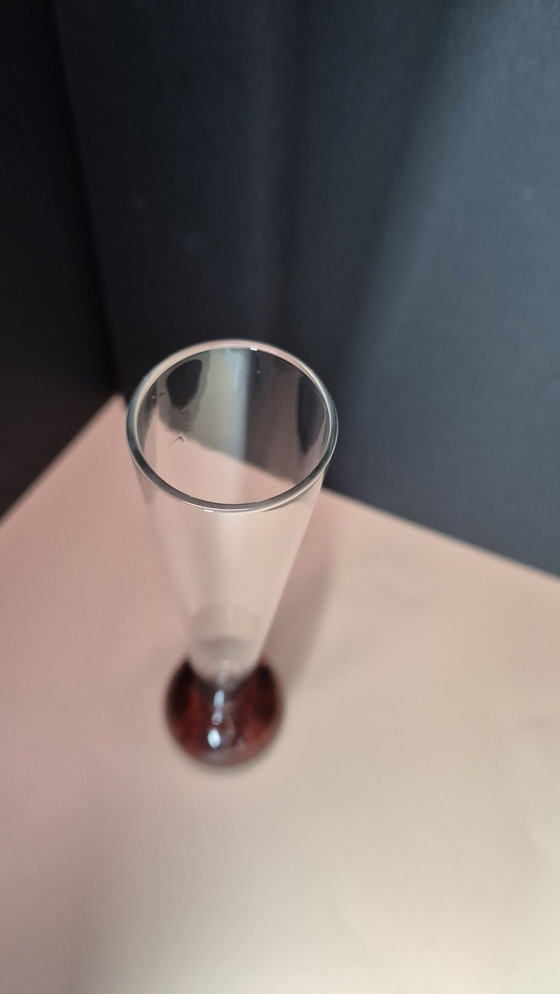 Image 1 of Blown glass vase - Design Élégant Et Original 24Cm