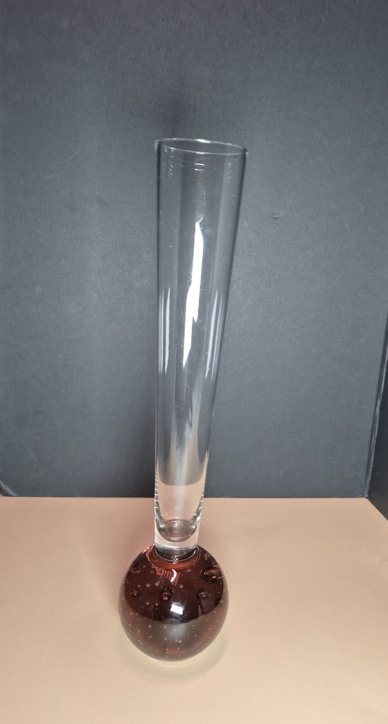 Image 1 of Blown glass vase - Design Élégant Et Original 24Cm