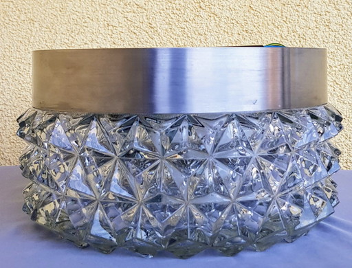 Ceiling light crystal glass