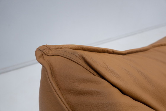 Image 1 of Mid-Century Modern Sofa Model Le Bambole By Mario Bellini For B&B Italia, Cognac Leather, 1970S- 2 Available