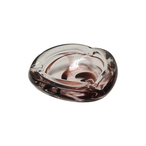 Max Verboeket Design Glass Ashtray Kristalunie, Years 50/60