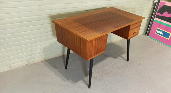 Image 1 of Mid Century Pin Legs Desk 