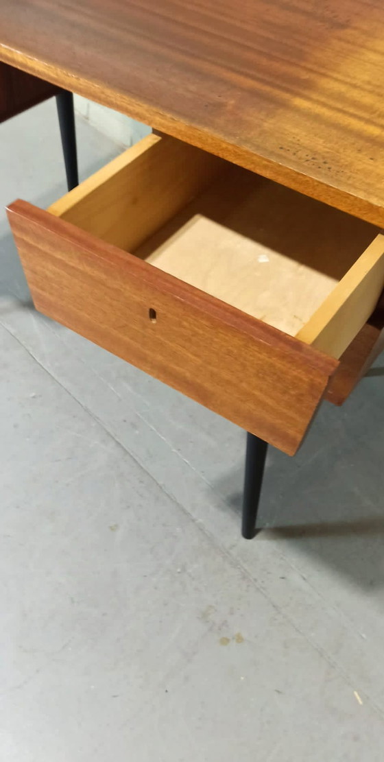 Image 1 of Mid Century Pin Legs Desk 